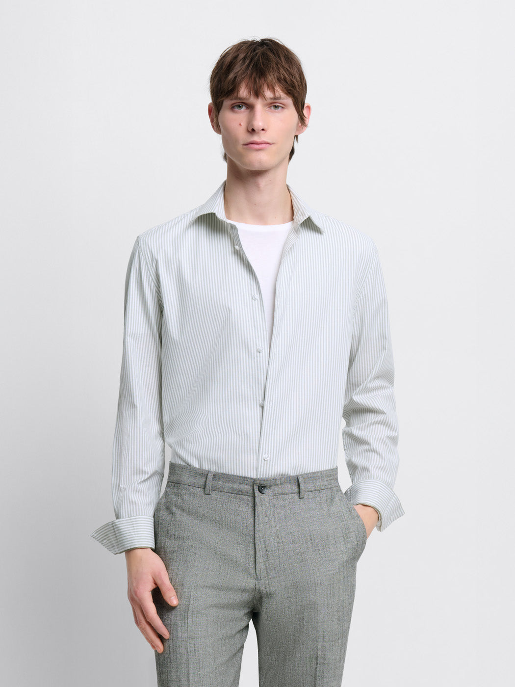 Chemise slim rayée - DEVRED 1902