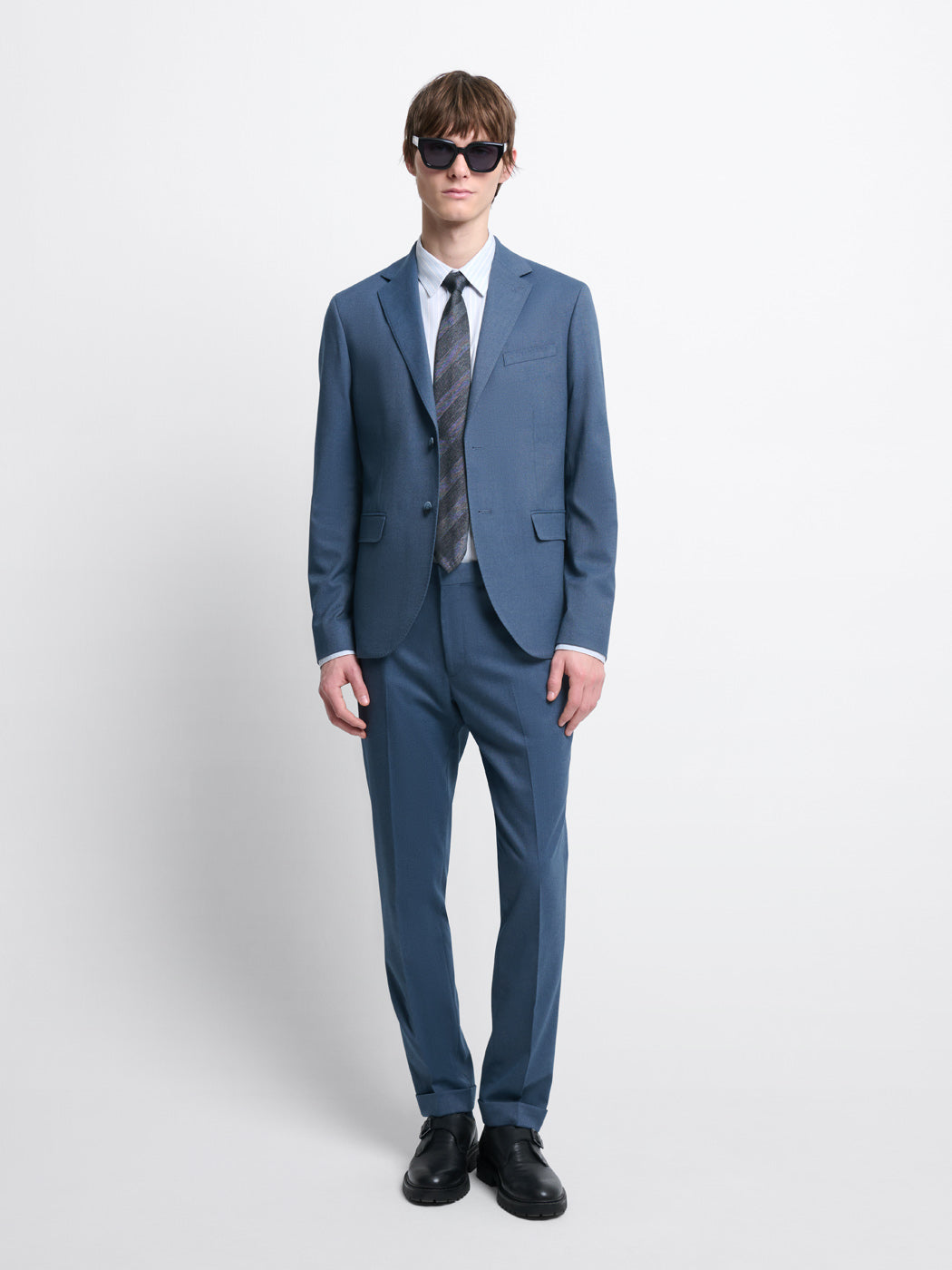 Chemise slim rayée sans repassage - DEVRED 1902
