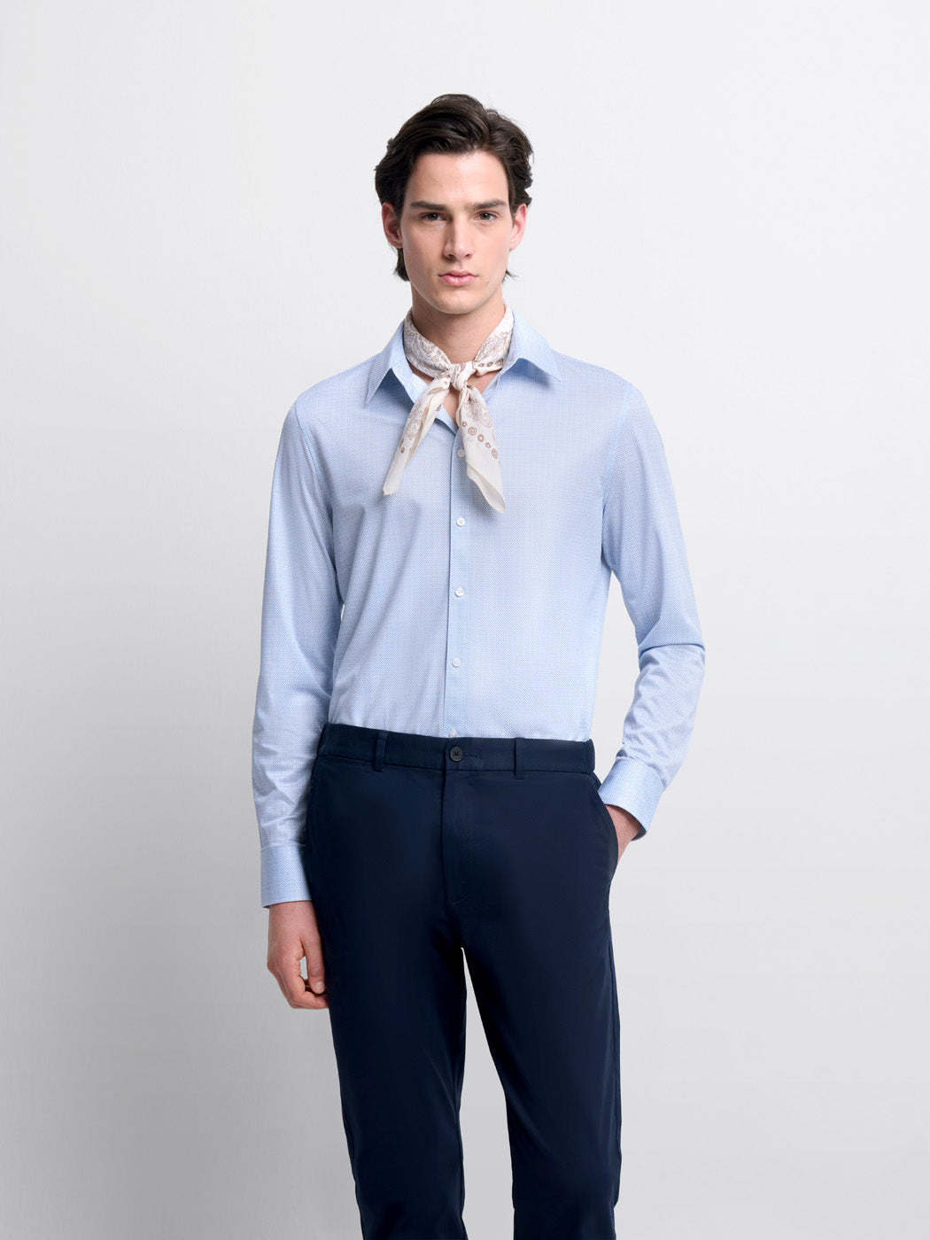 Chemise extraslim à motifs - DEVRED 1902