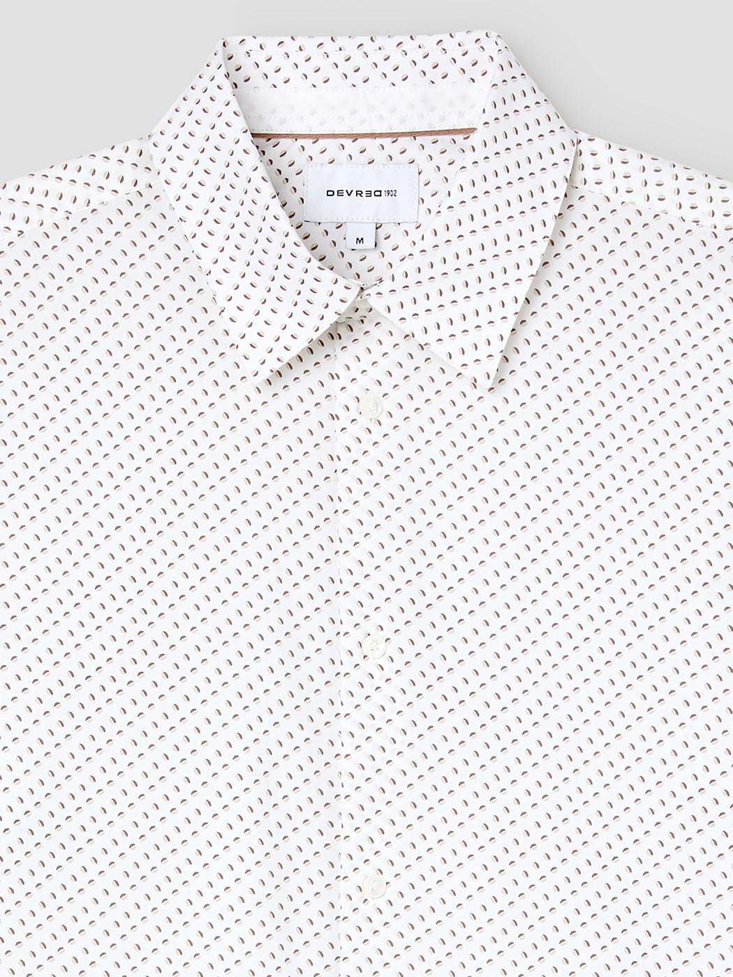 Chemise slim en coton à motifs - DEVRED 1902