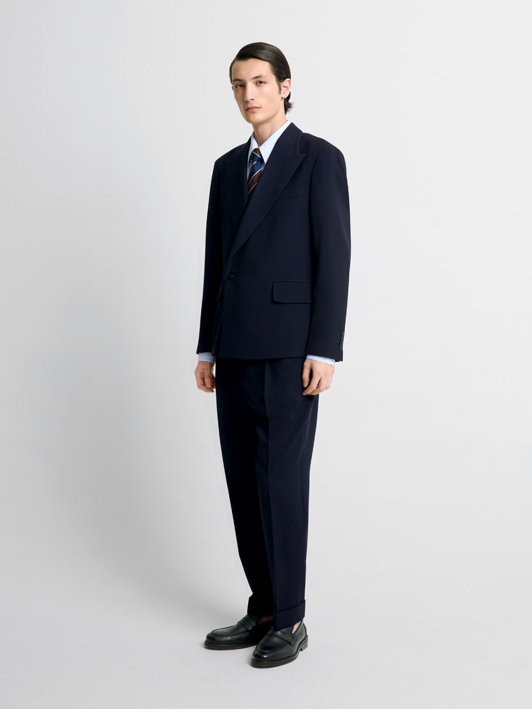 Chemise slim en coton à double rayures - DEVRED 1902