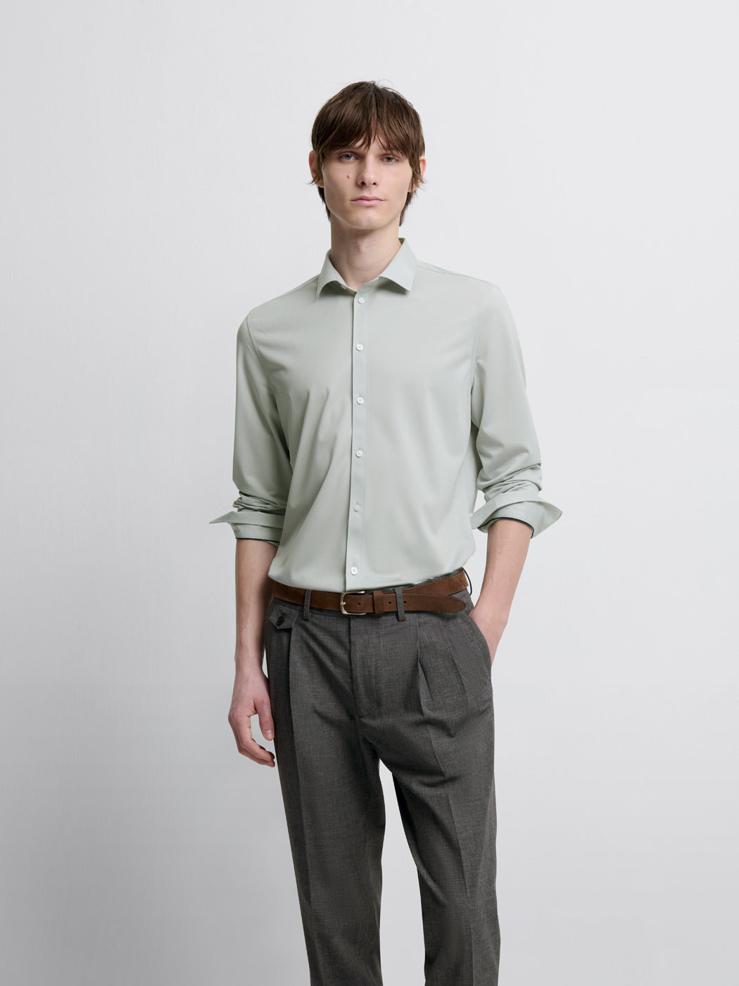 Chemise extraslim tissu traveler - DEVRED 1902