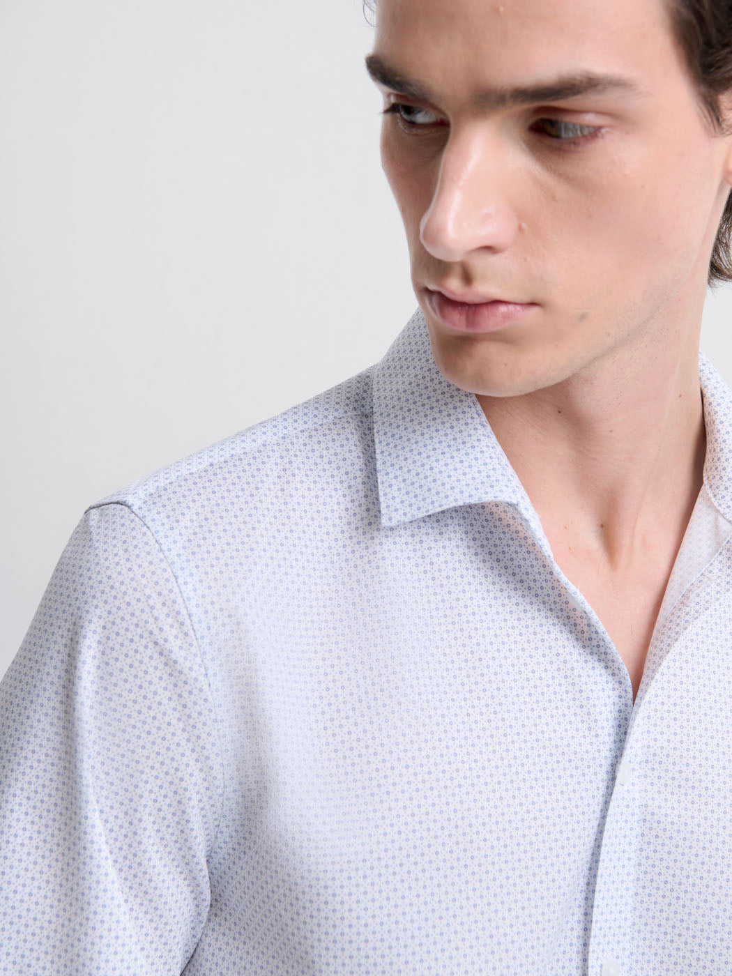 Chemise extraslim à motifs - DEVRED 1902