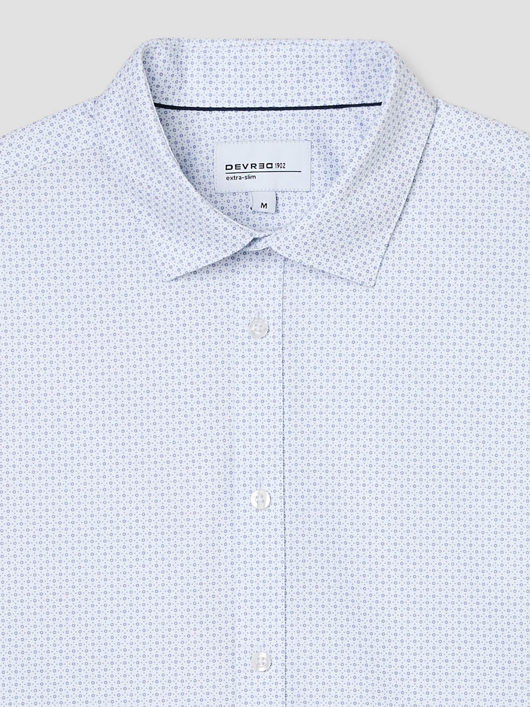 Chemise extraslim à motifs - DEVRED 1902