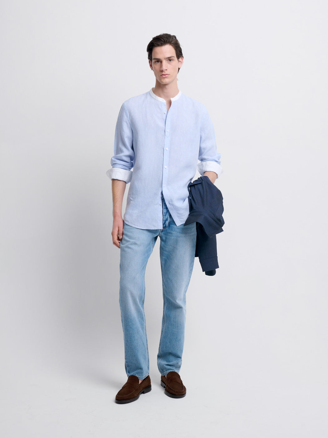 Chemise slim en lin - DEVRED 1902