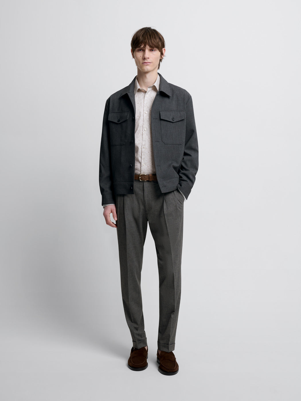 Chemise slim fleurie - DEVRED 1902