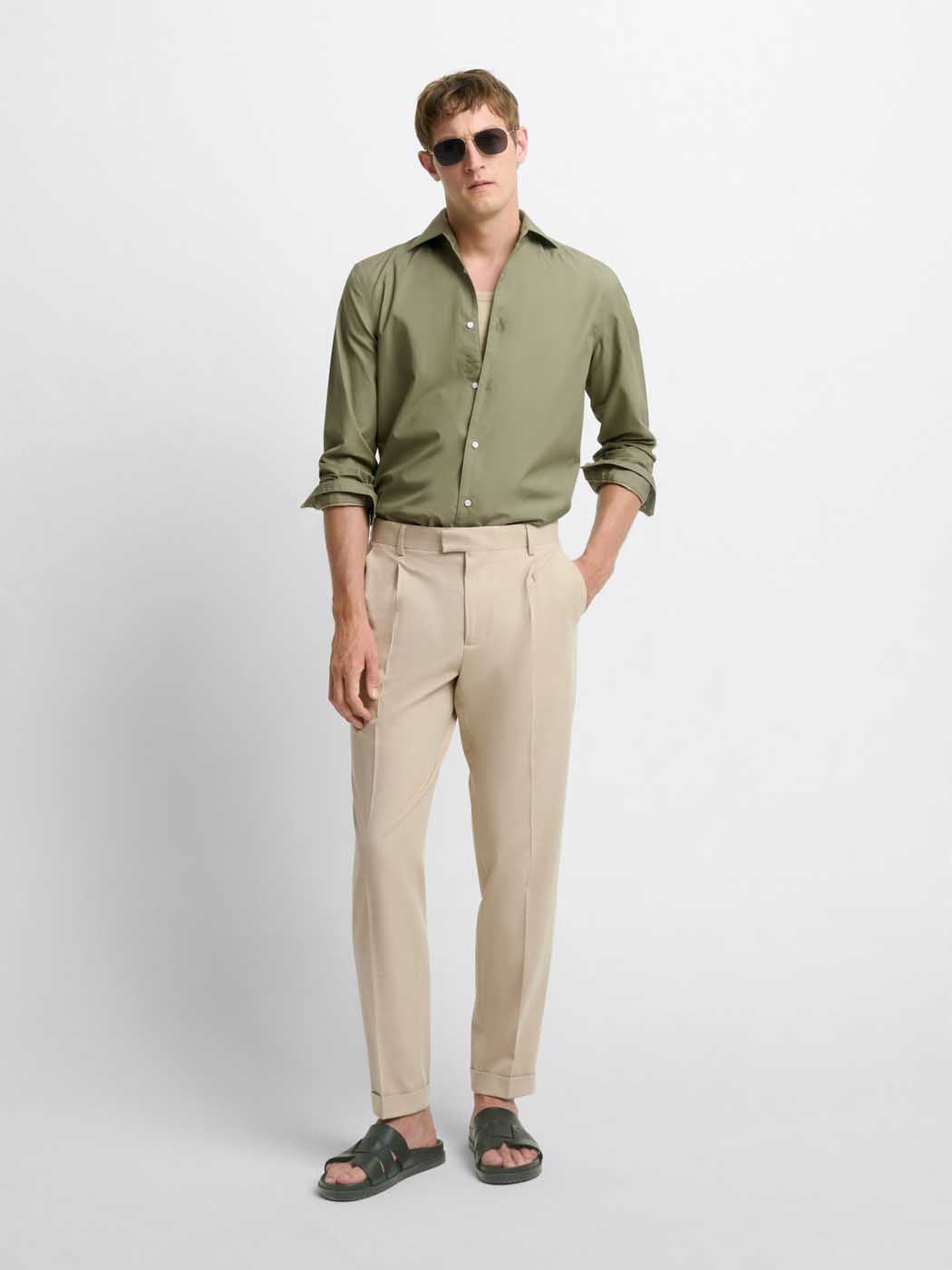 Chemise slim en coton - DEVRED 1902
