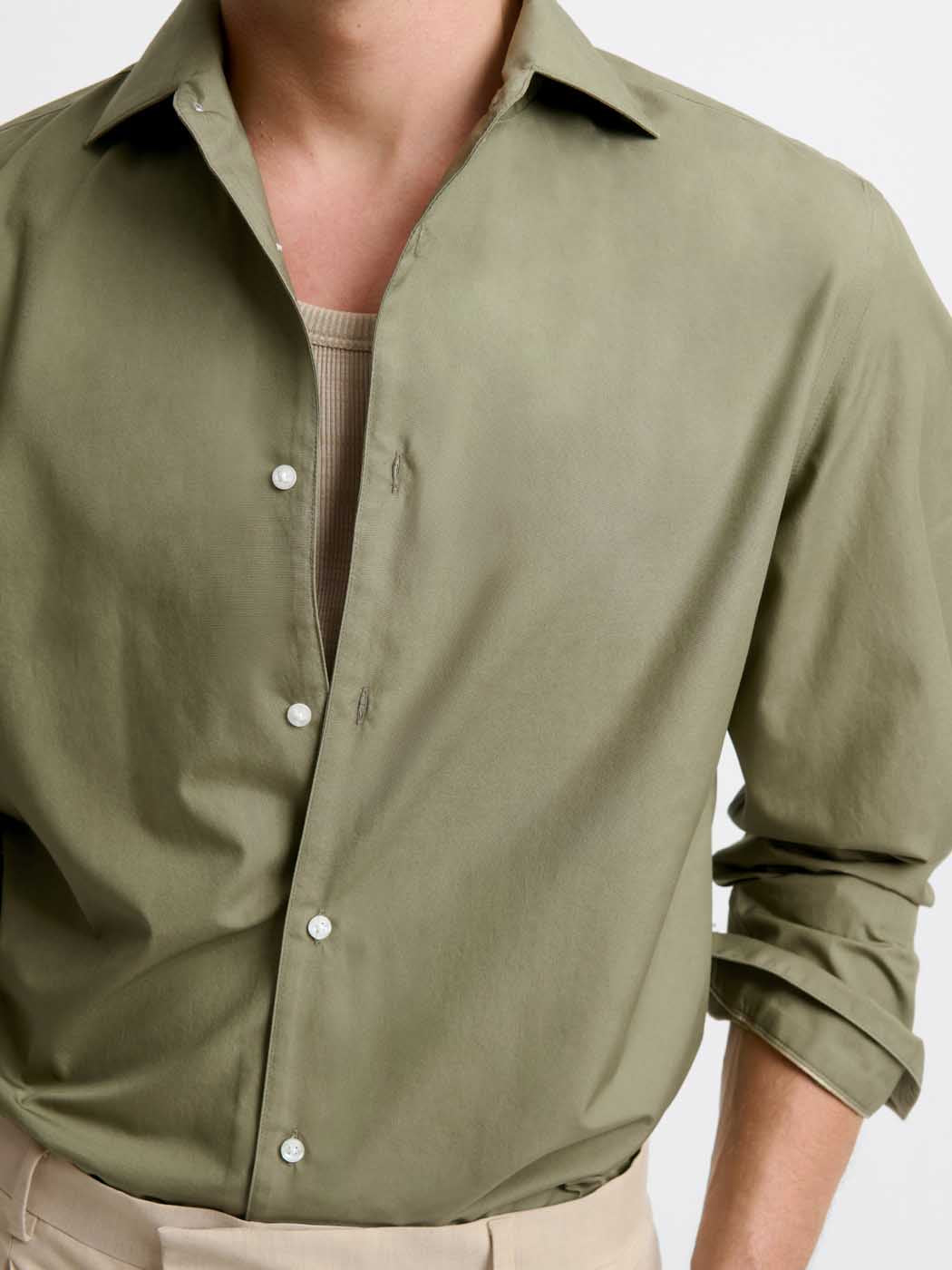 Chemise slim en coton - DEVRED 1902