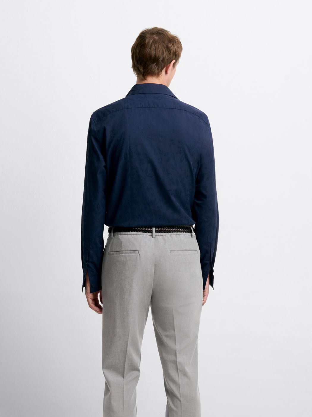 Chemise slim à motifs en coton mélangé - DEVRED 1902