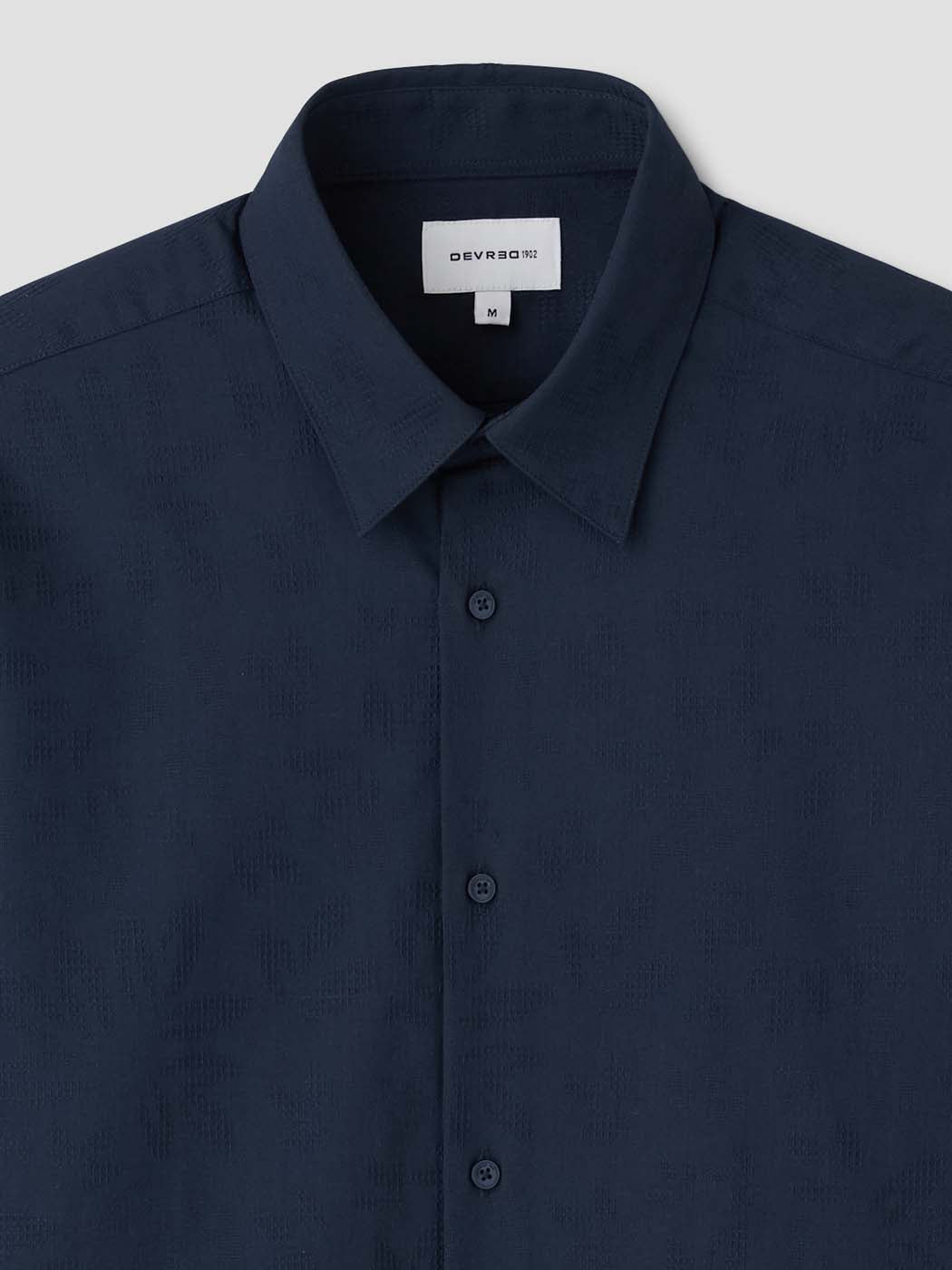 Chemise slim à motifs en coton mélangé - DEVRED 1902