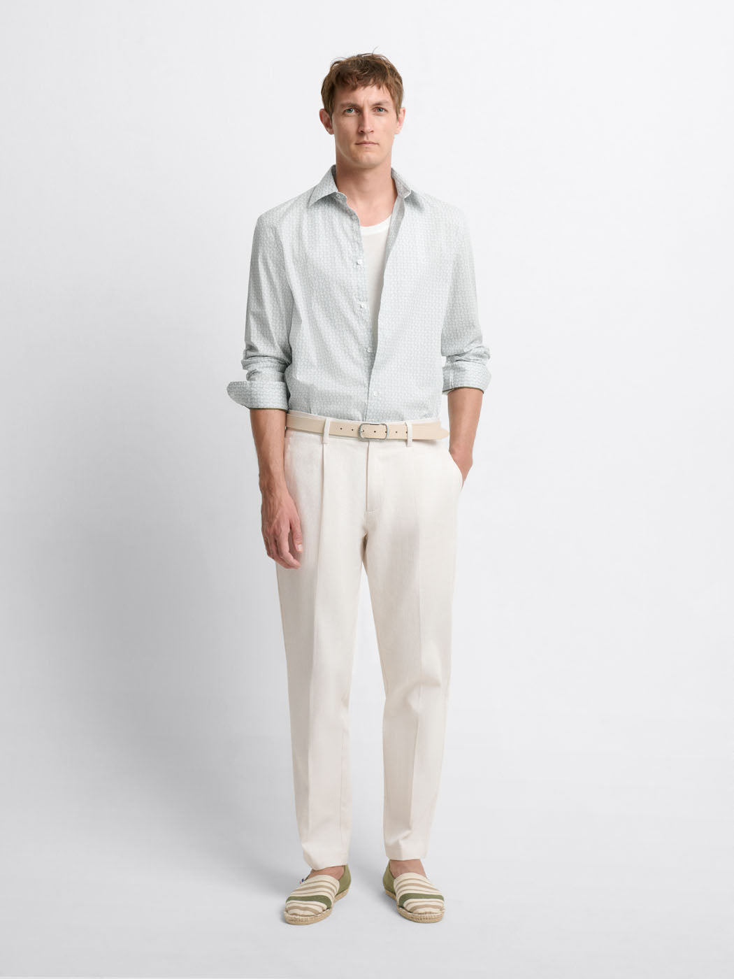 Chemise slim à motifs - DEVRED 1902