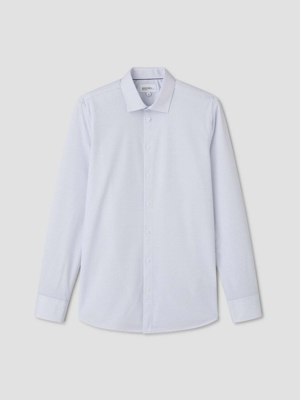 Chemise extraslim à motifs - DEVRED 1902