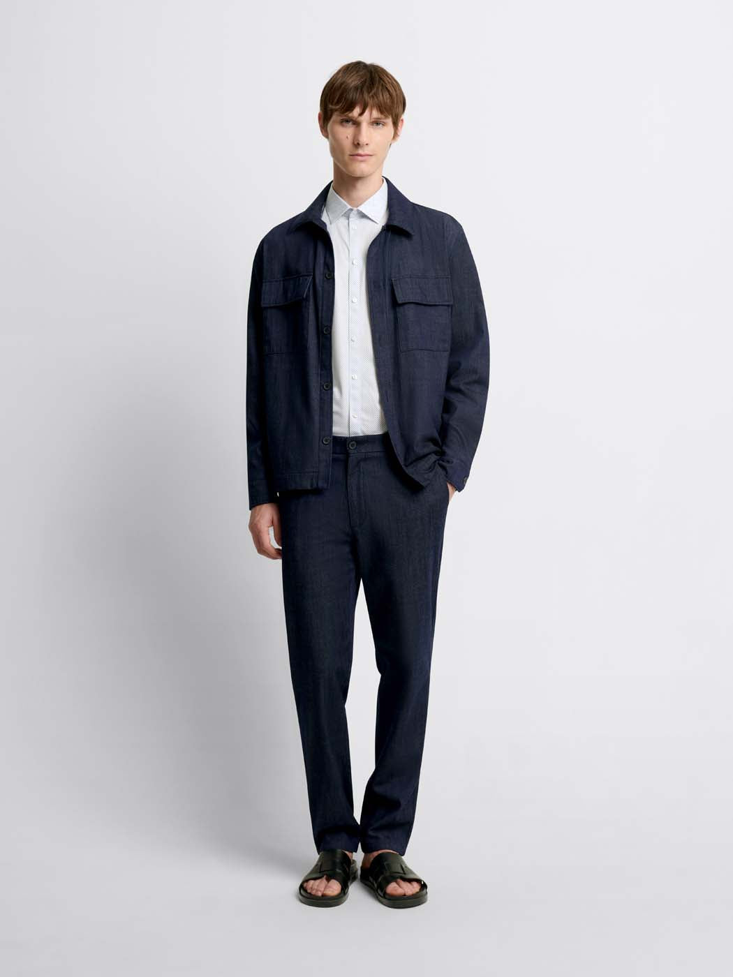 Chemise extraslim à motifs - DEVRED 1902