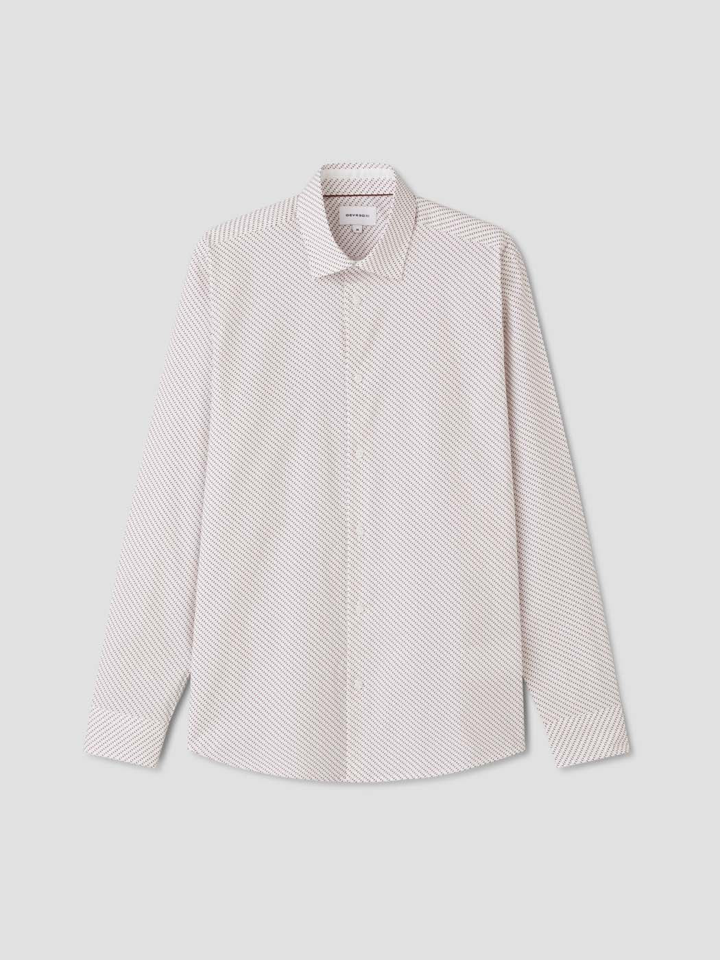 Chemise slim à motifs en coton - DEVRED 1902
