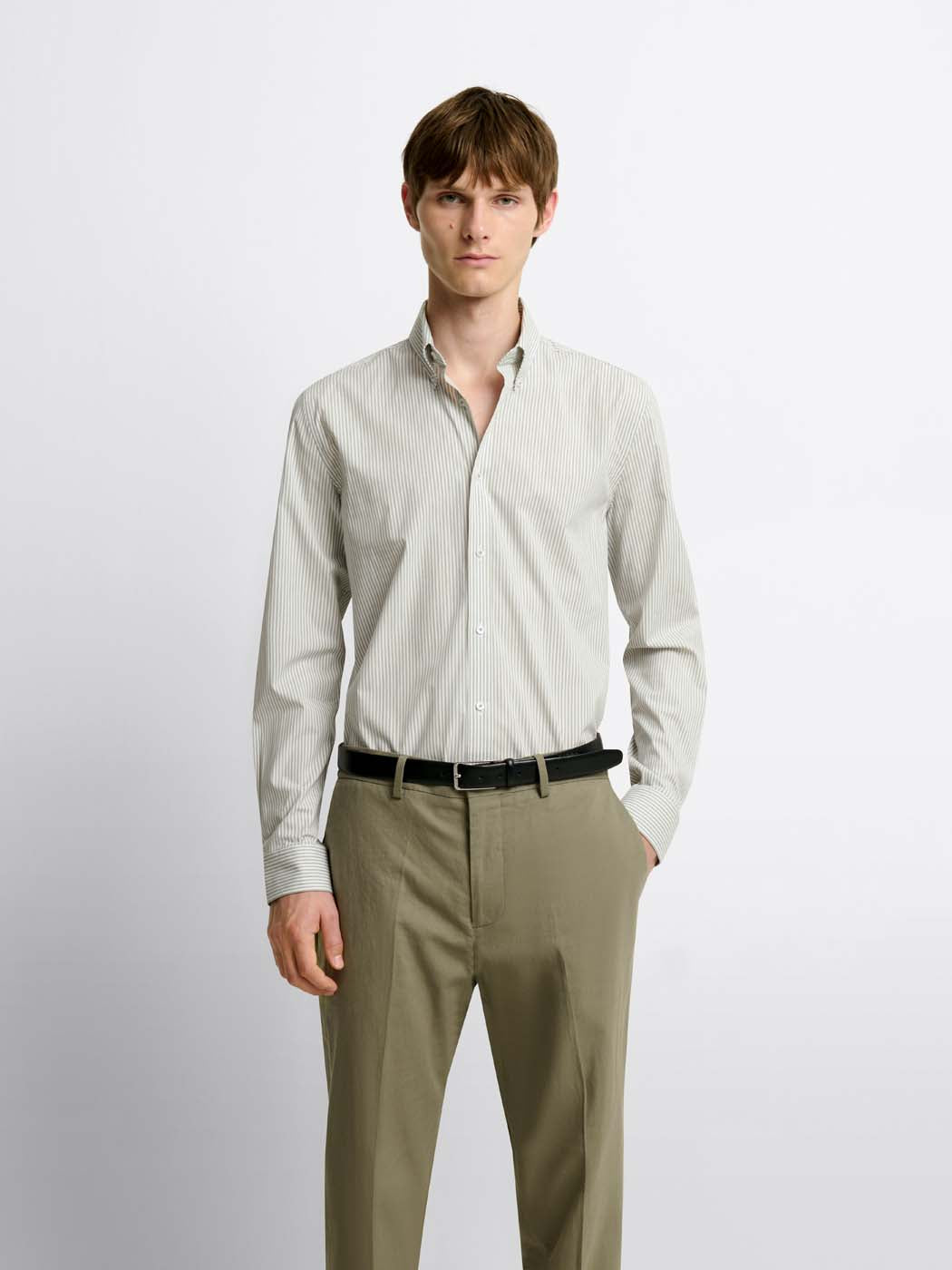 Chemise slim rayée - DEVRED 1902