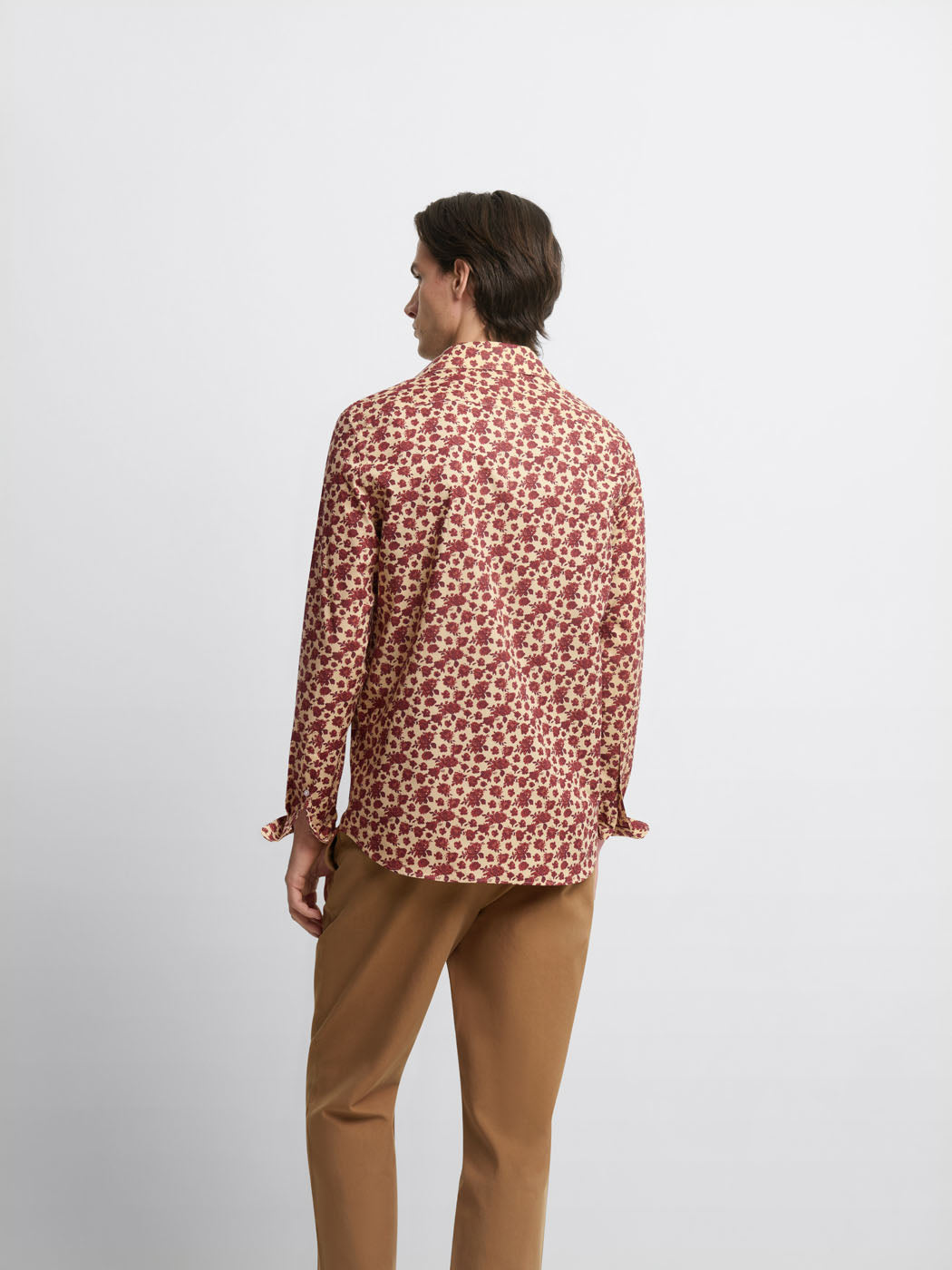 Chemise slim en coton à motifs - DEVRED 1902