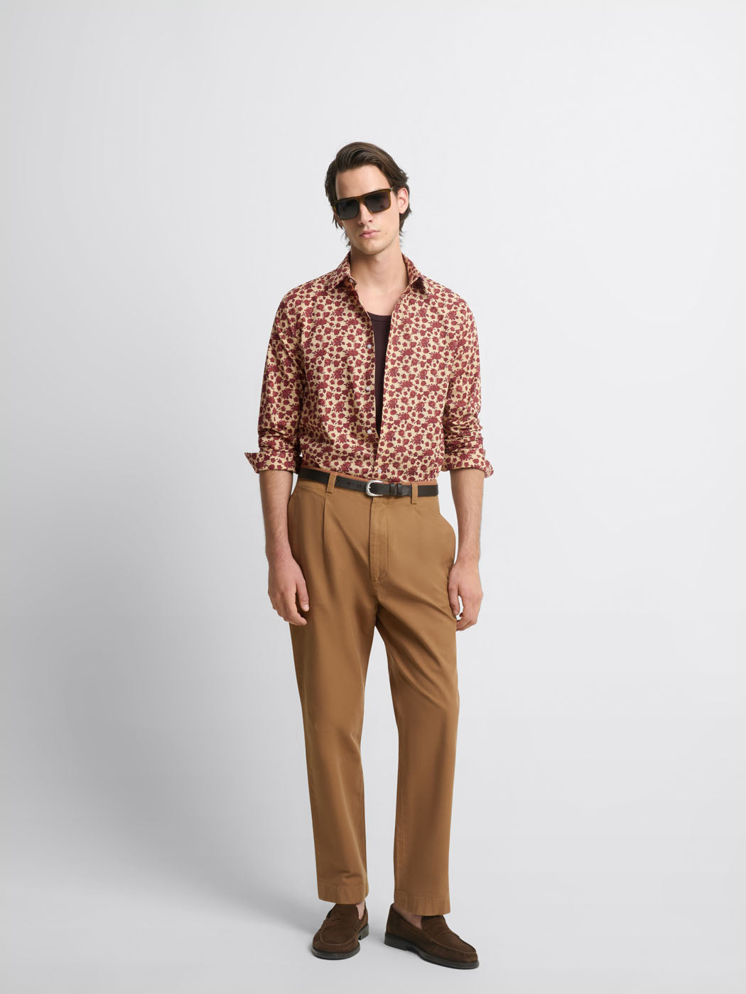 Chemise slim en coton à motifs - DEVRED 1902