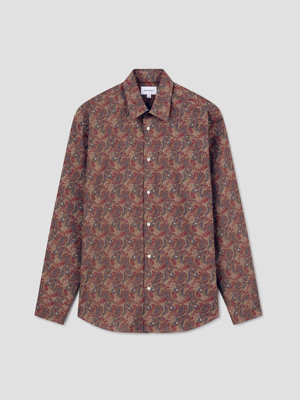 Chemise slim en coton bio à motifs - DEVRED 1902