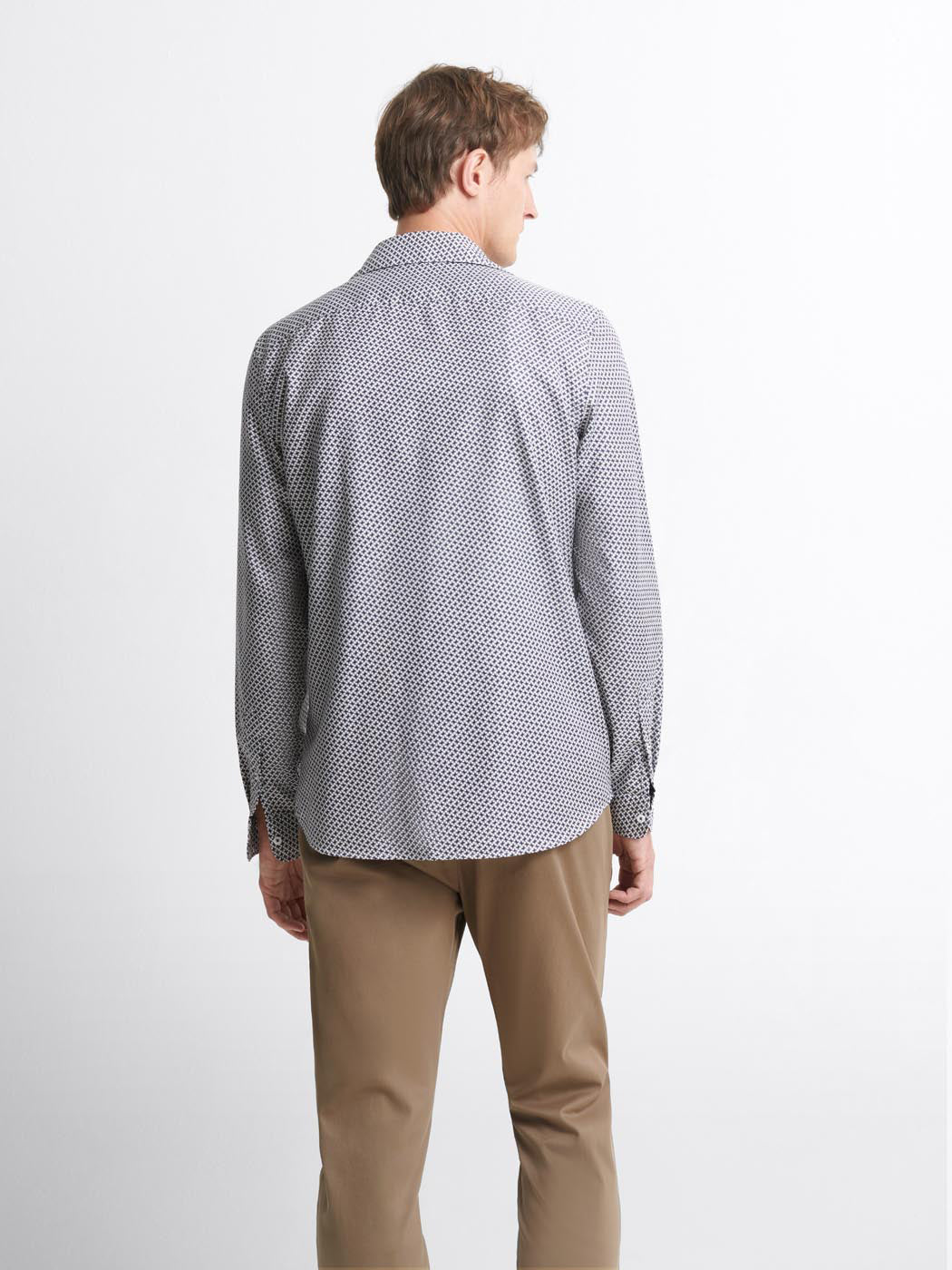 Chemise slim en coton à motifs - DEVRED 1902