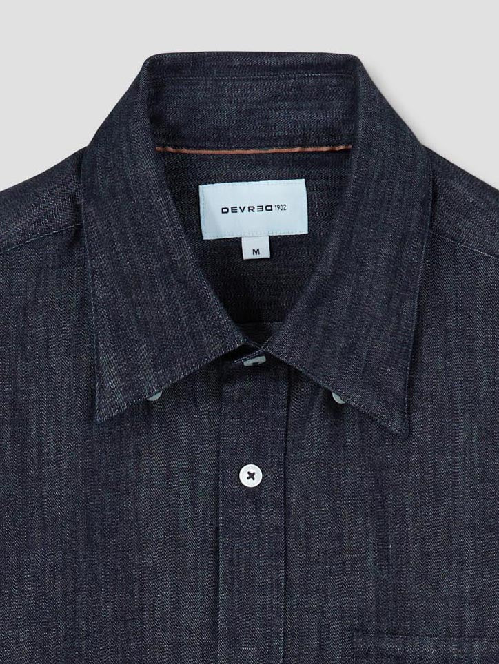 Chemise slim denim en coton - DEVRED 1902