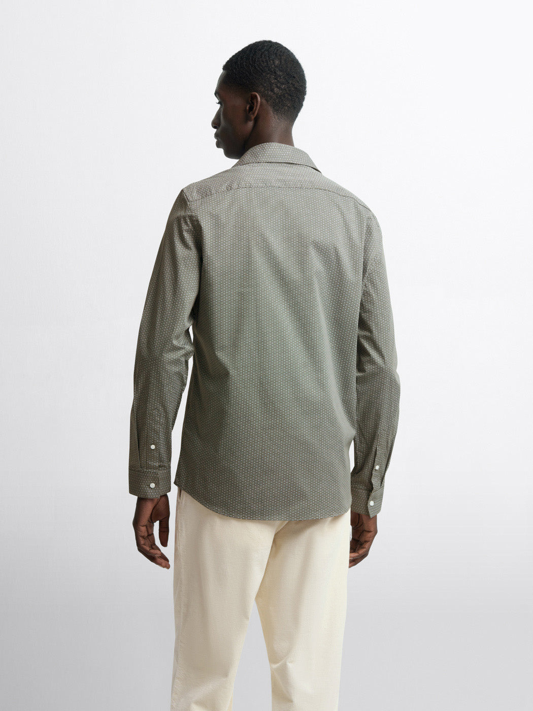 Chemise slim en coton à motifs - DEVRED 1902