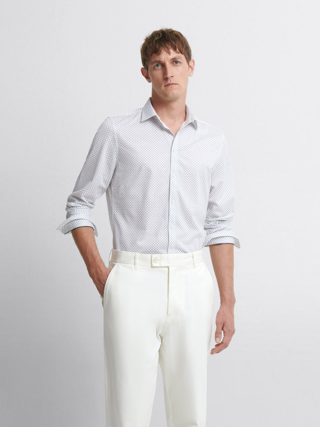 Chemise extraslim à motifs - DEVRED 1902