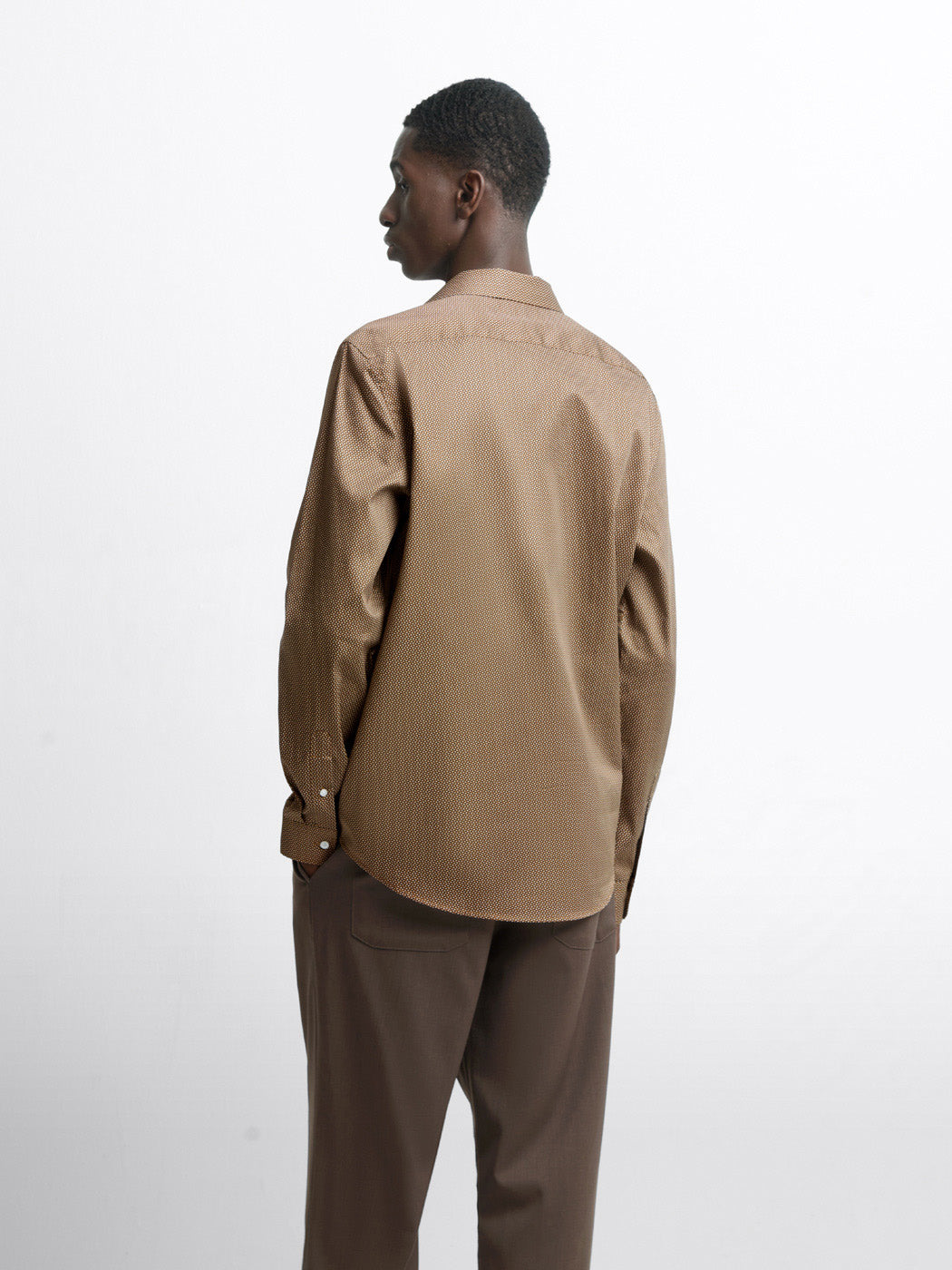 Chemise slim en coton à motifs - DEVRED 1902