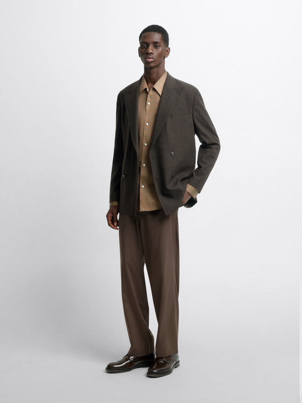 Chemise slim en coton à motifs - DEVRED 1902