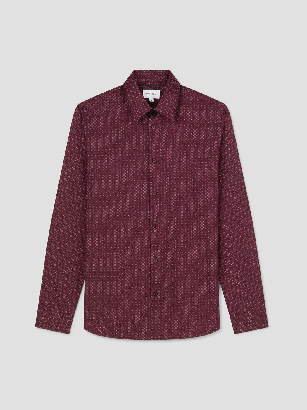 Chemise slim en coton à motifs - DEVRED 1902