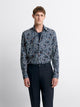 Chemise slim en coton bio à motifs - DEVRED 1902