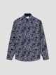 Chemise slim en coton bio à motifs - DEVRED 1902
