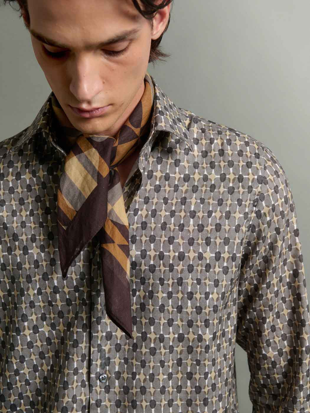 Chemise regular à motifs - DEVRED 1902
