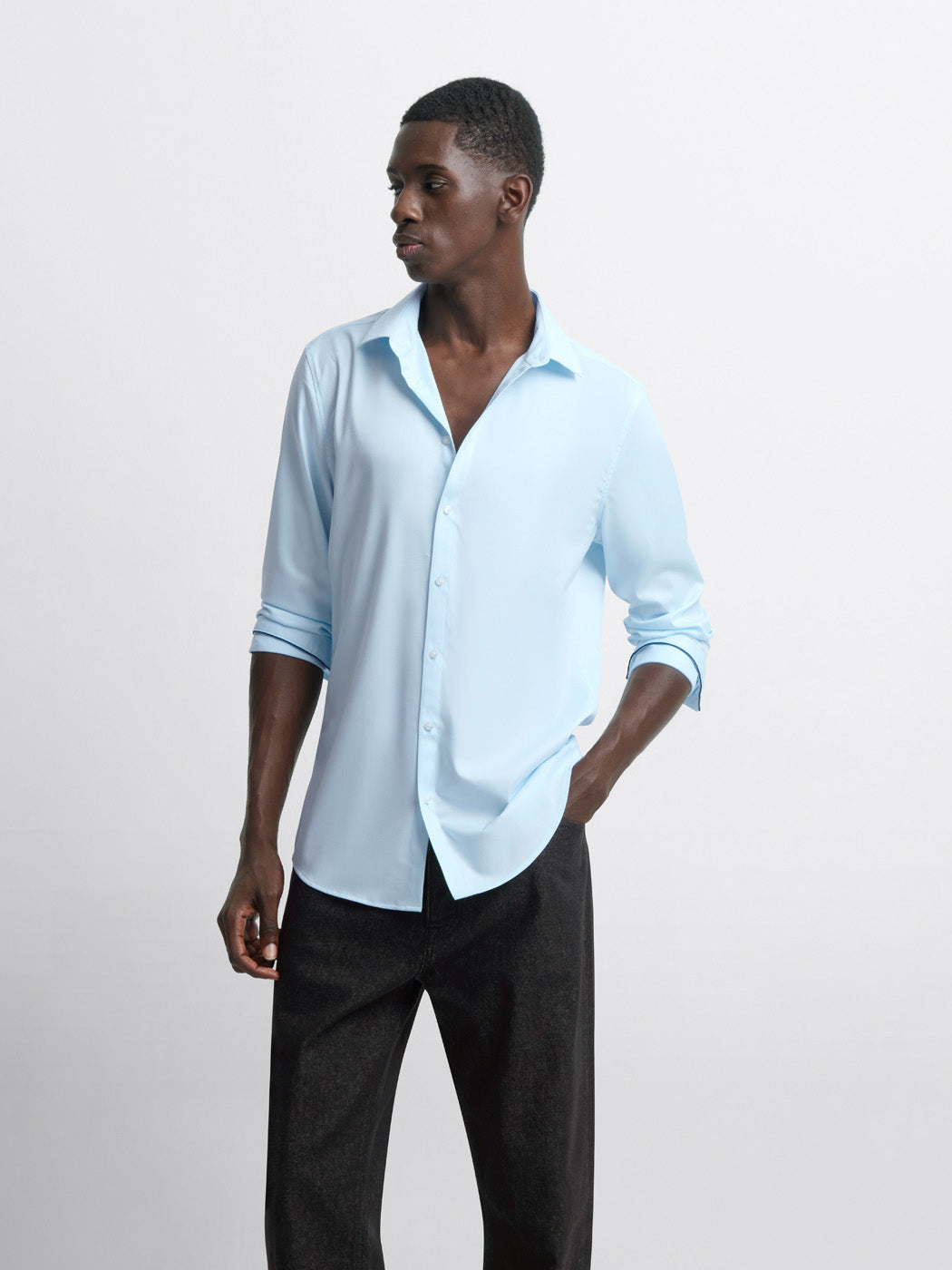 Chemise slim tissu traveler - DEVRED 1902
