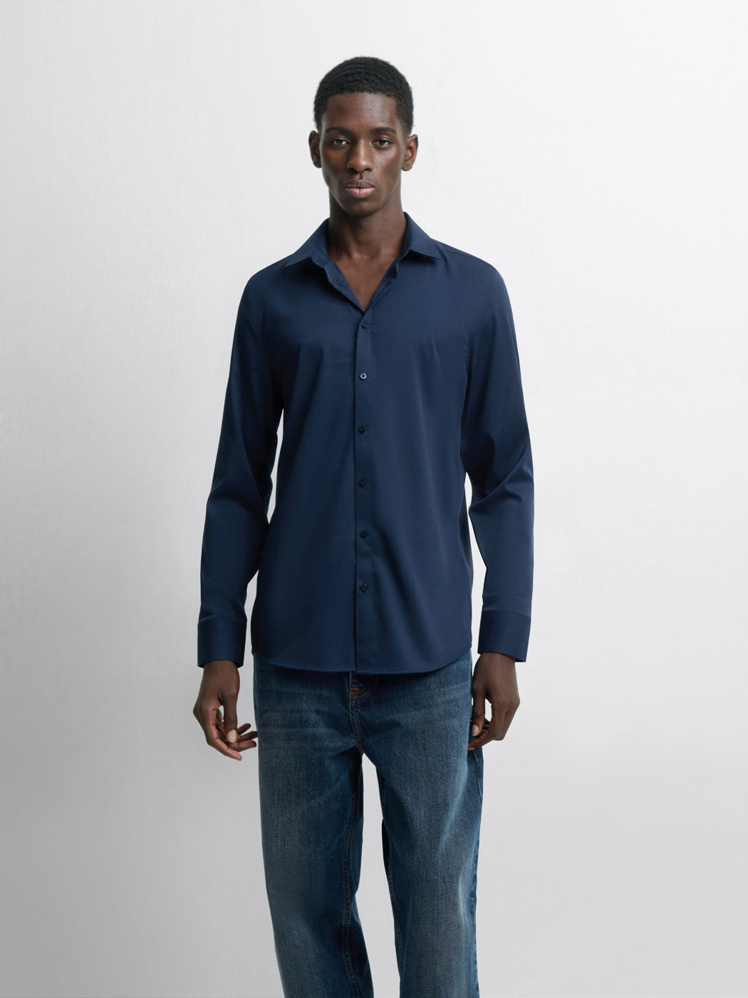 Chemise slim tissu traveler - DEVRED 1902