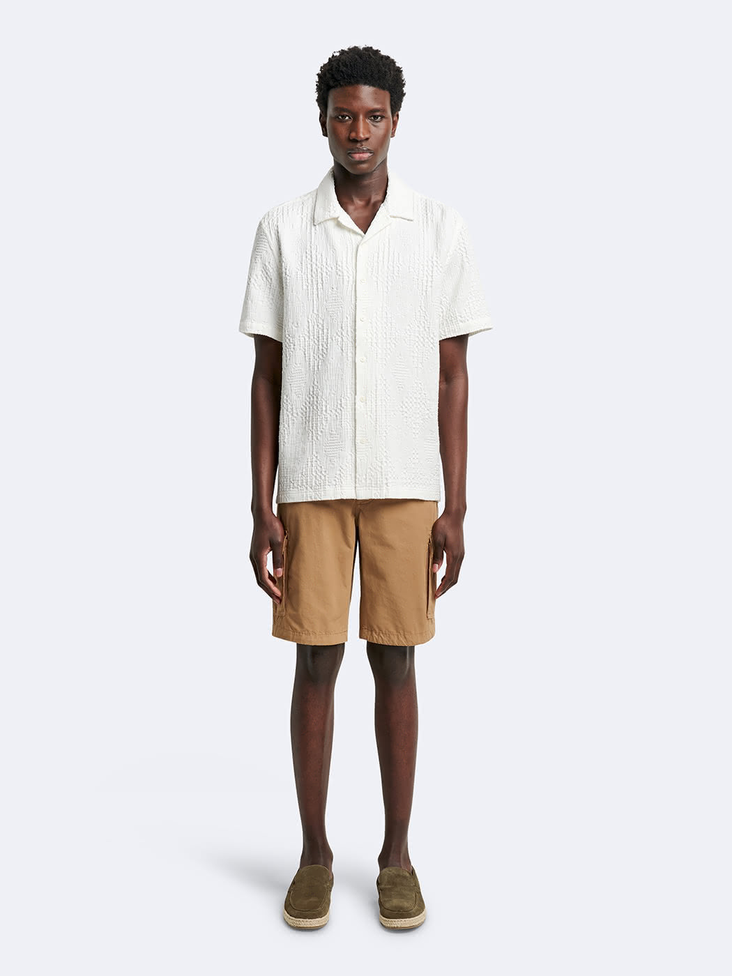 Chemise regular en jacquard unie - DEVRED 1902
