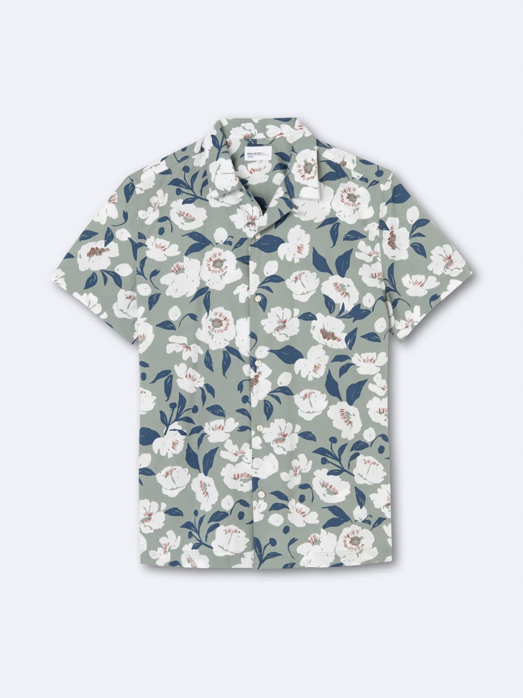 Chemise fleurie regular 100% coton - DEVRED 1902