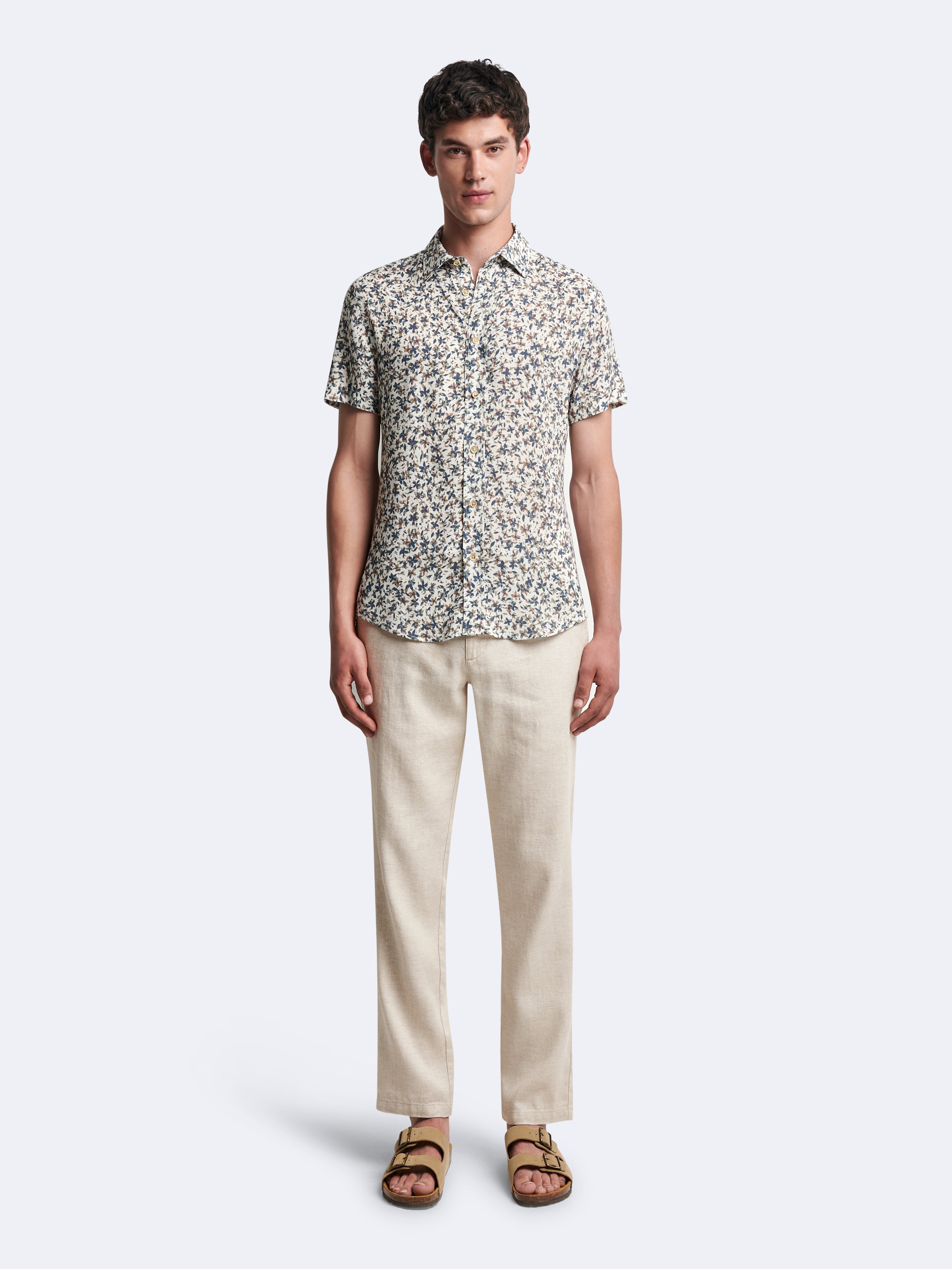 Chemise regular en coton mélangé - DEVRED 1902