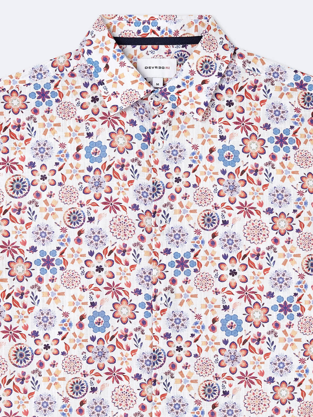 Chemise 100% coton fleurie - DEVRED 1902