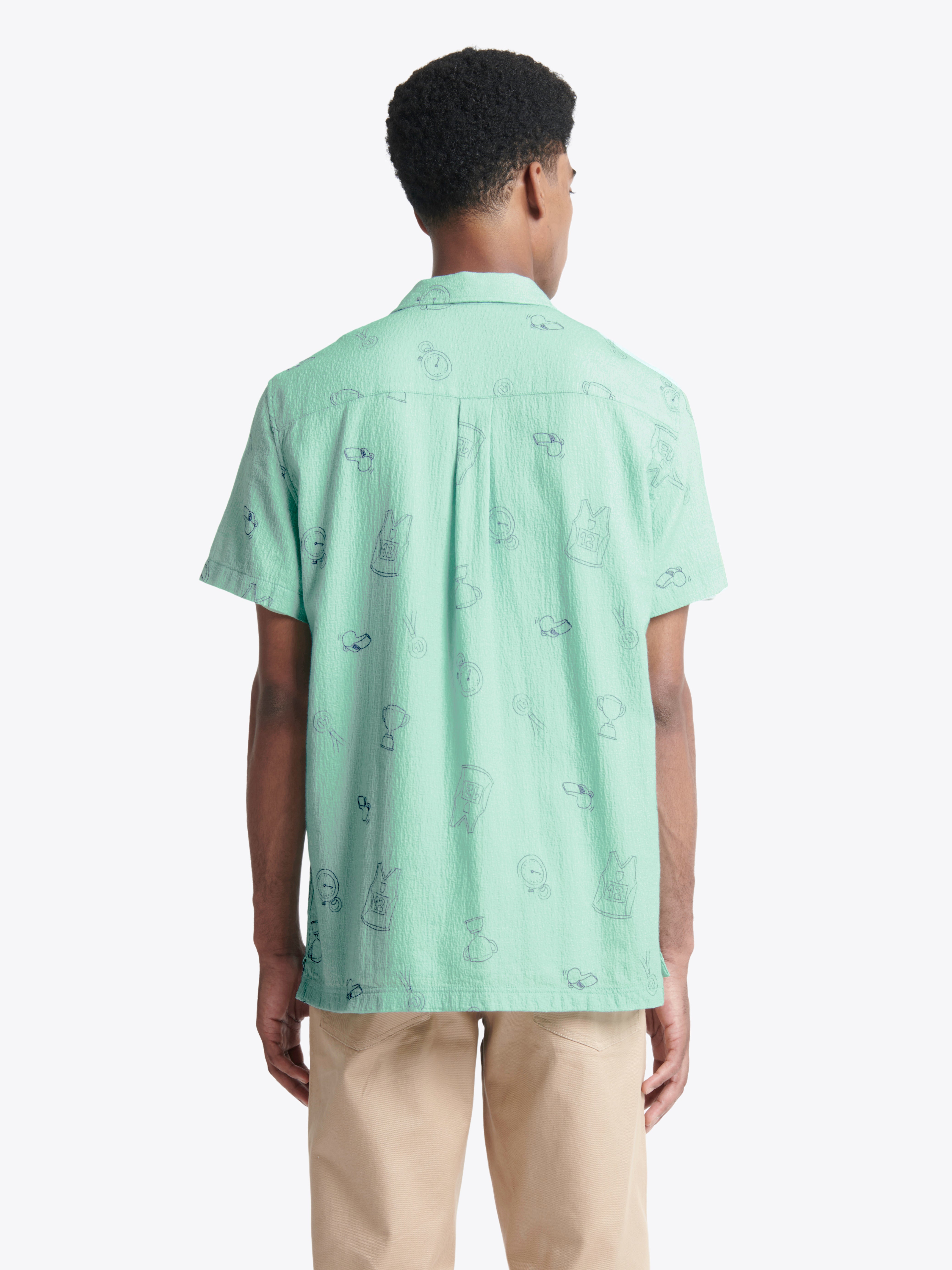 Chemise fantaisie regular 100% coton - DEVRED 1902