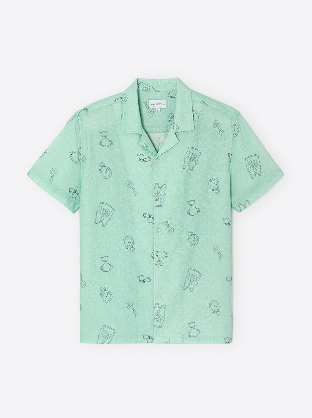Chemise fantaisie regular 100% coton - DEVRED 1902