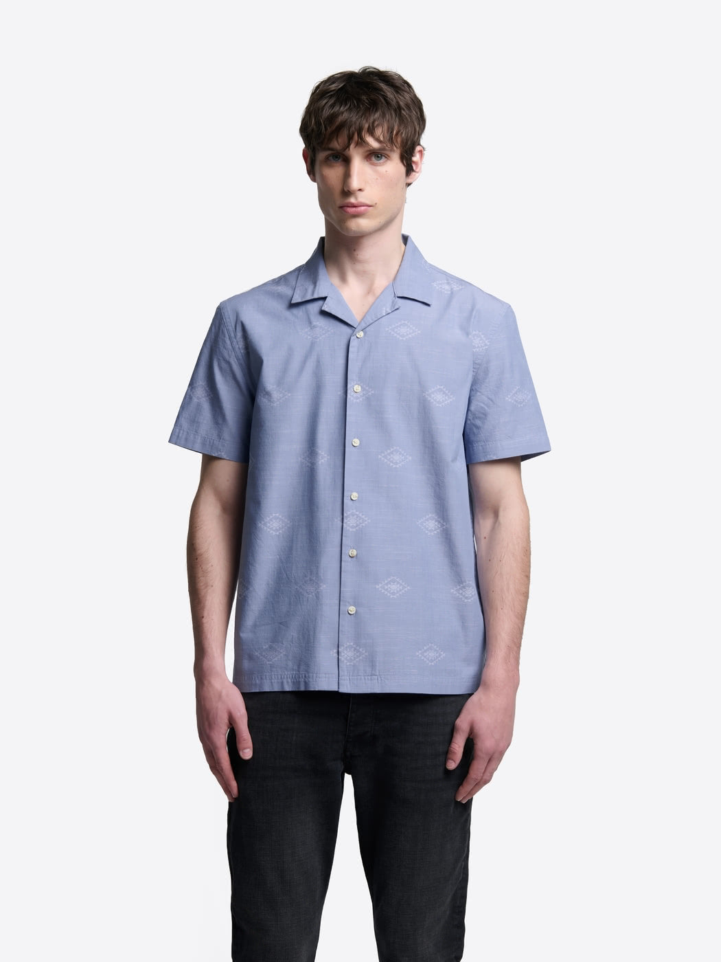 Chemise manches courtes en jacquard - DEVRED 1902