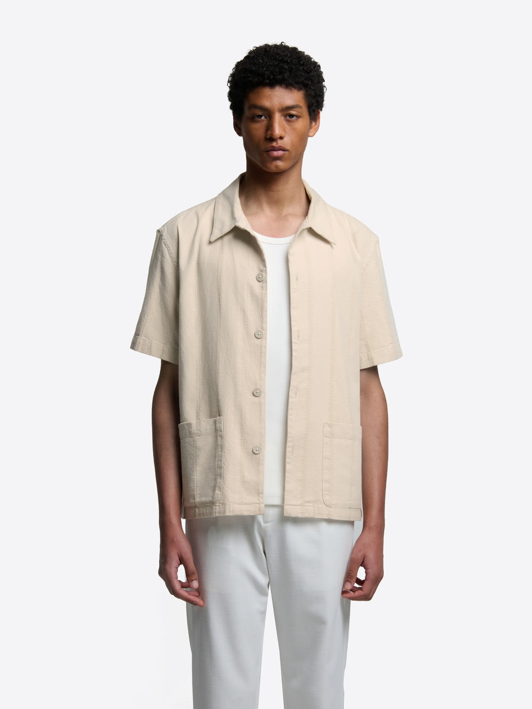 Chemise manches courtes regular en coton - DEVRED 1902