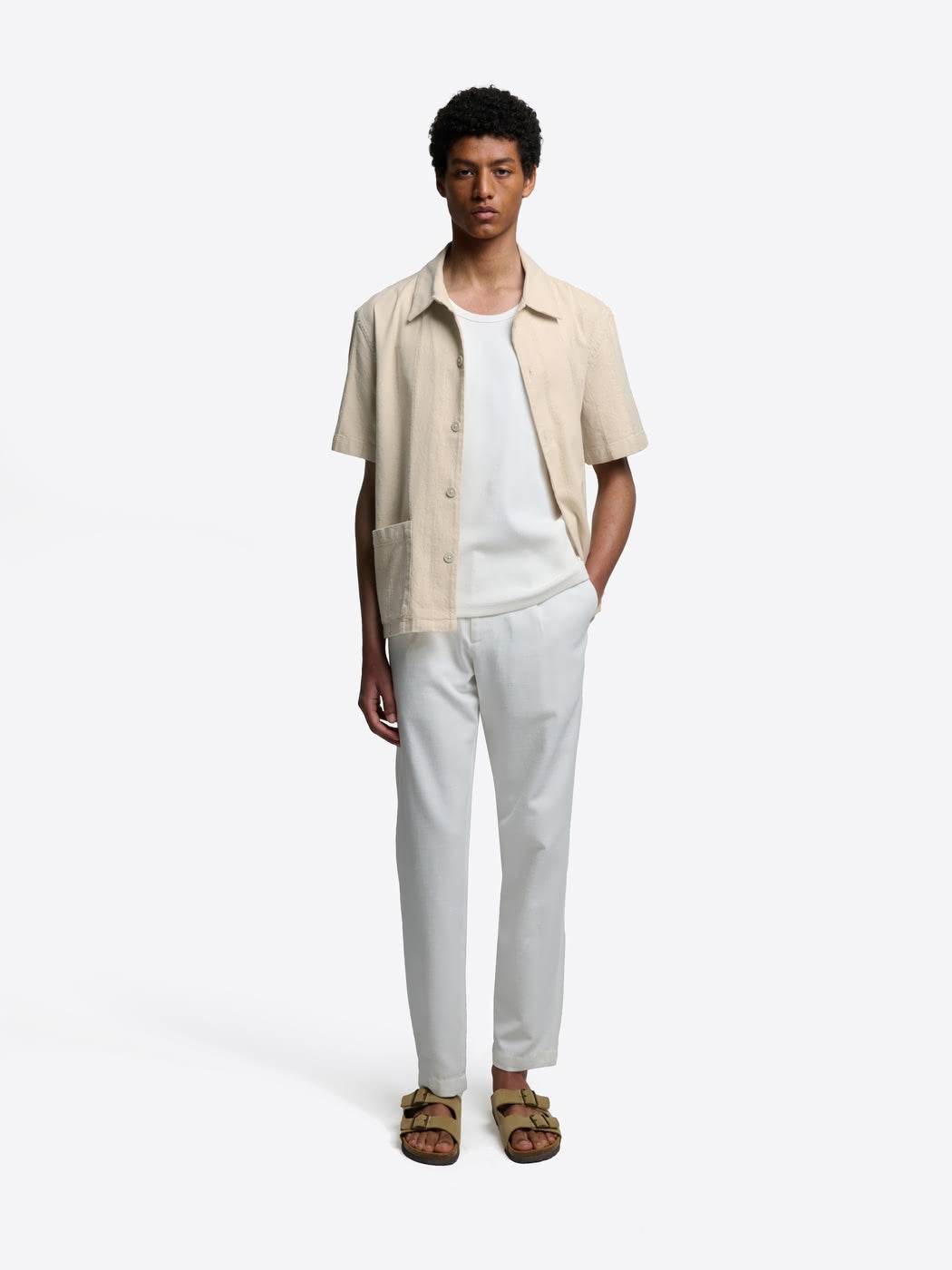 Chemise manches courtes regular en coton - DEVRED 1902