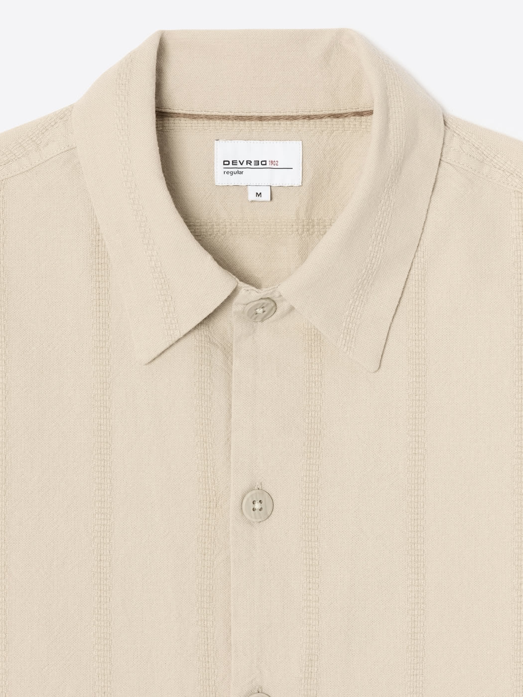 Chemise manches courtes regular en coton - DEVRED 1902