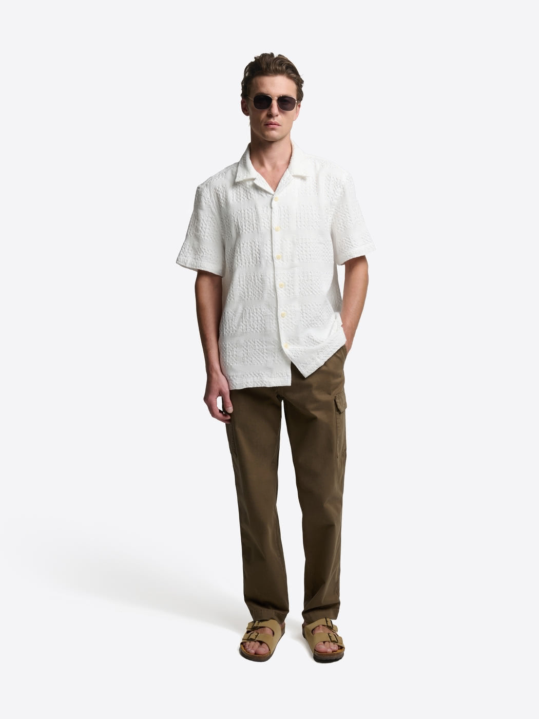 Chemise manches courtes regular en coton - DEVRED 1902