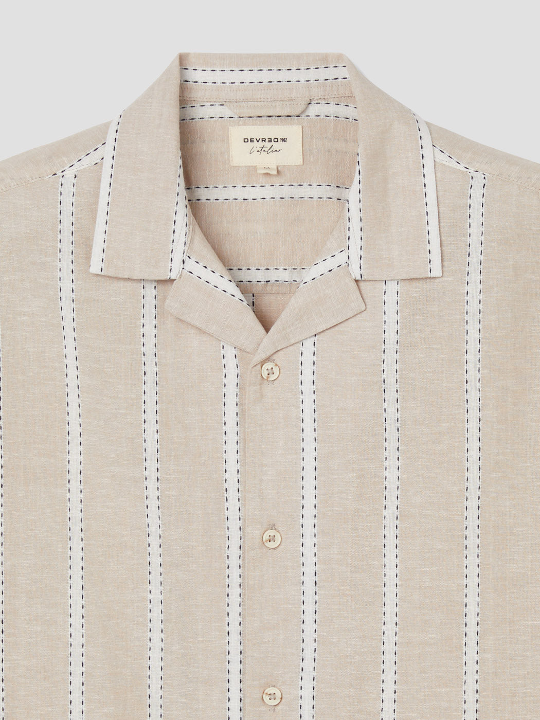 Chemise regular à rayures - L'atelier - DEVRED 1902