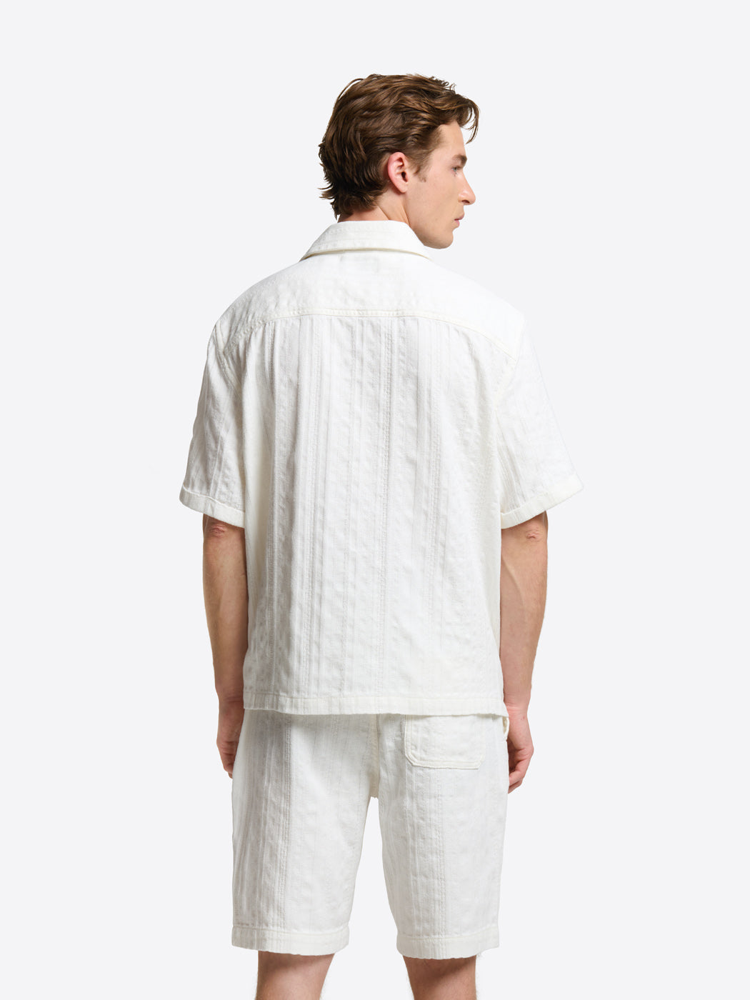 Chemise manches courtes regular rayée - DEVRED 1902