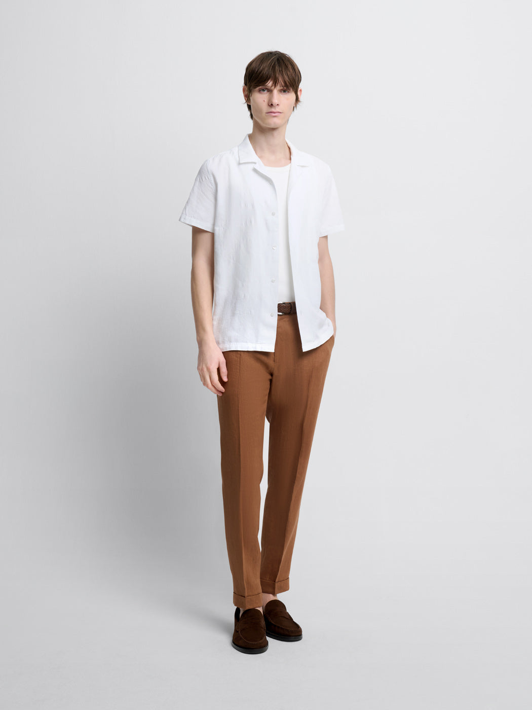 Chemise manches courtes regular en coton - DEVRED 1902