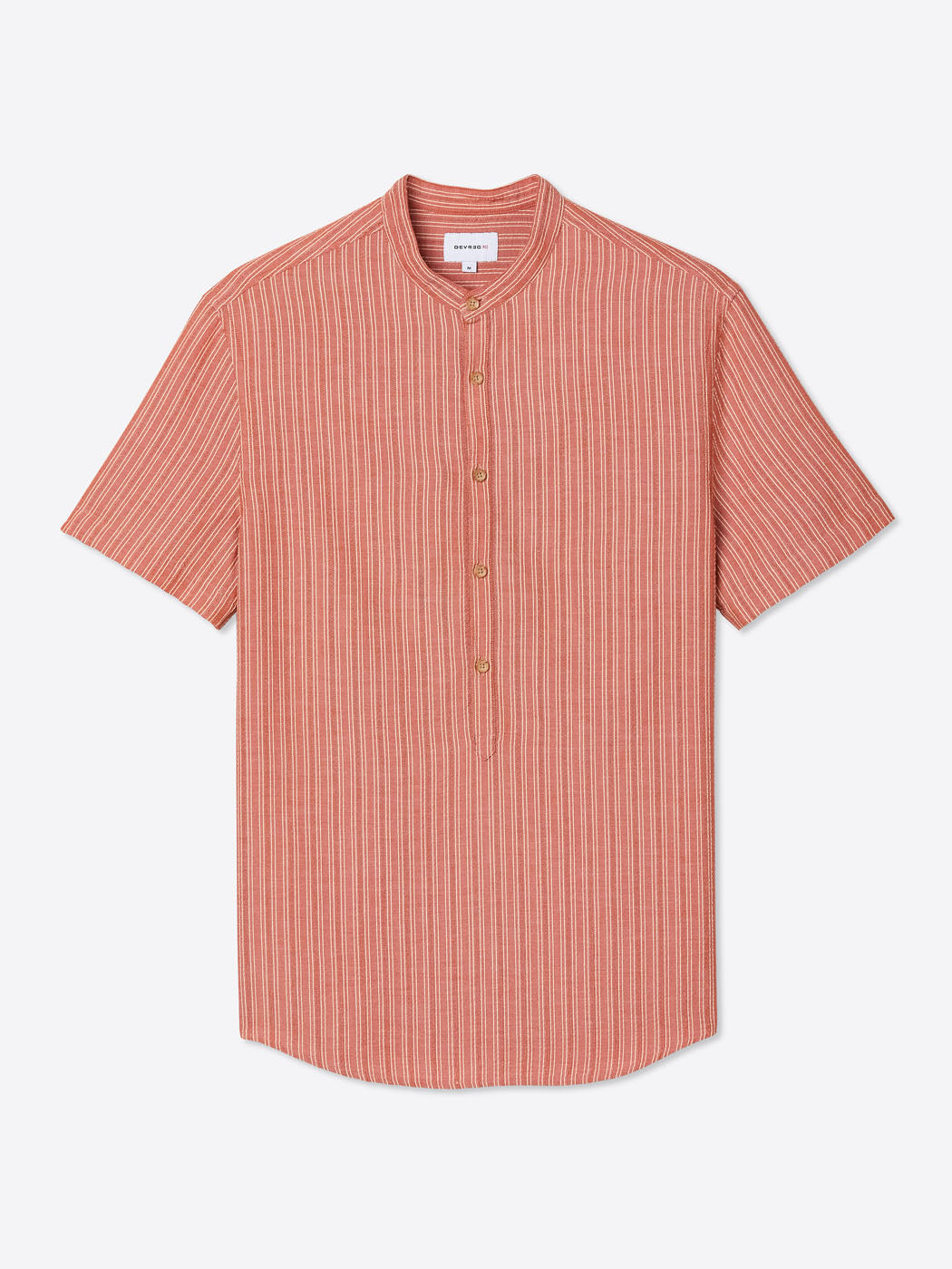 Chemise manches courtes slim rayée - DEVRED 1902