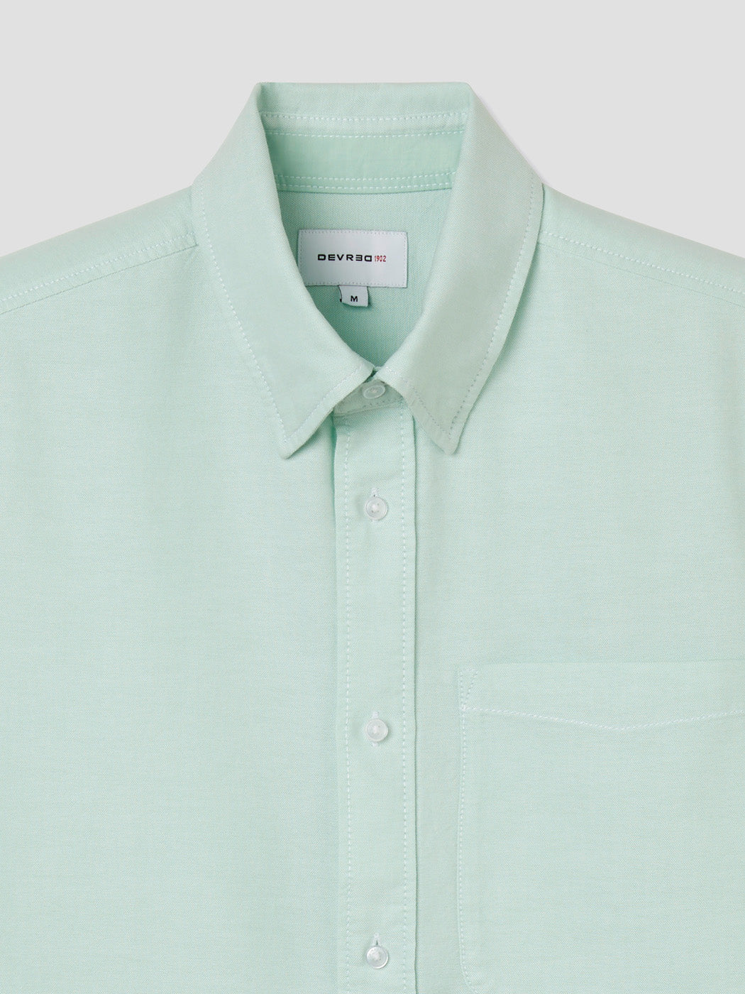 Chemise manches courtes slim en popeline - DEVRED 1902
